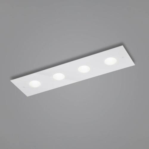 Helestra Nomi LED-taklampa 75x21cm dim vit