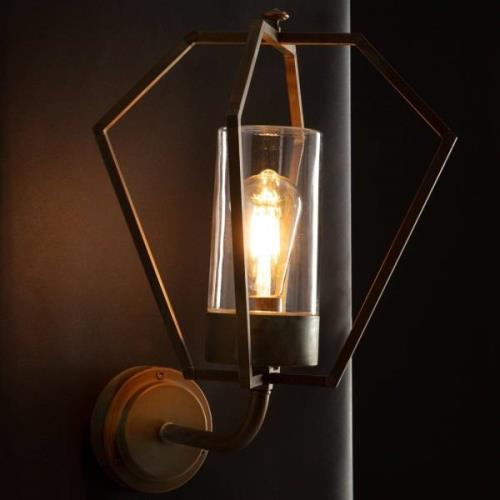 Moretti Luce Utomhusvägglampa Gemstone 3450 mässing antik/klar