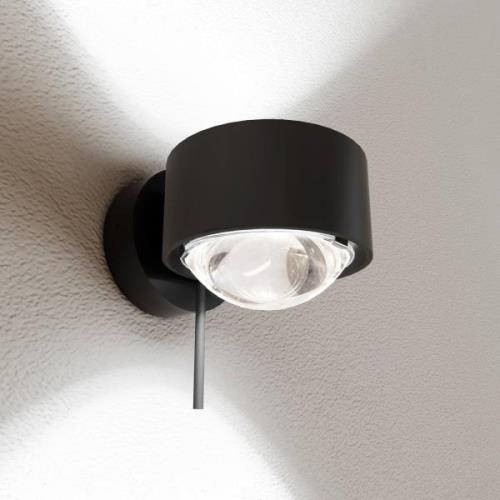 Top Light Puk! 80 Wall LED-spotlight linser klart svart matt