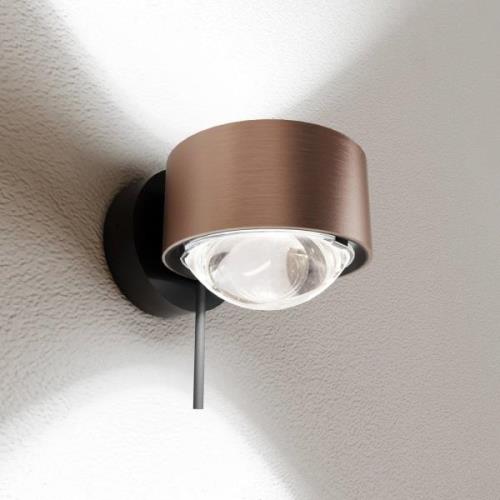 Top Light Puk! 80 Wall LED-spotlight linser koppar/svart