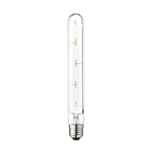 DESIGN BY US LED-lampa Long Tube 225, E27, 3,5 W, 2 200 K, dimbar