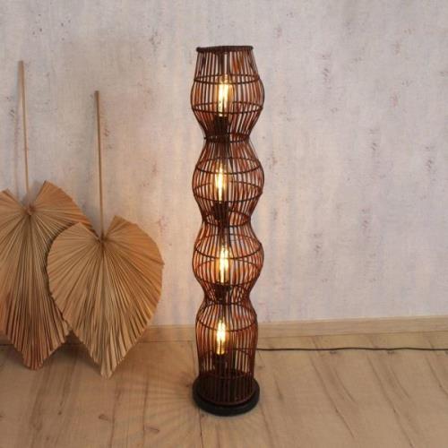 Eco-Light Golvlampa i bambu, brun