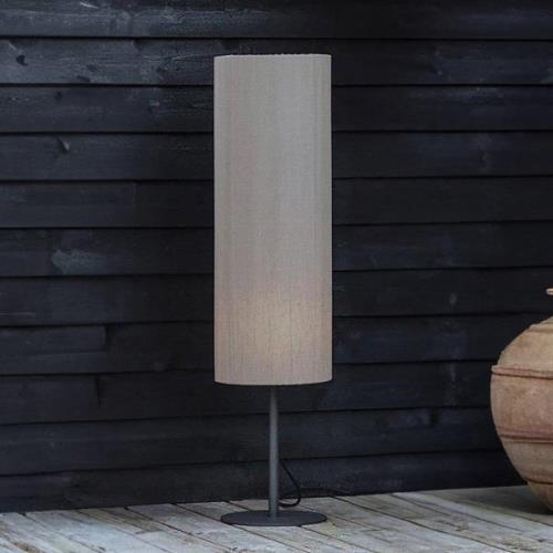 PR Home utomhus golvlampa Agnar, mörkgrå/brun, 100 cm