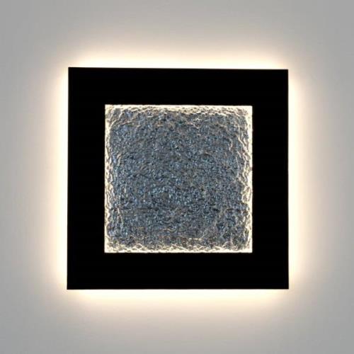 Holländer Plenilunio Eclipse LED vägglampa, brun/silverfärgad, 80 cm