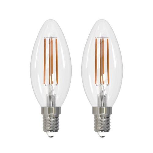 Arcchio LED glödlampa E14 stearinljus, set om 2, 3000 K