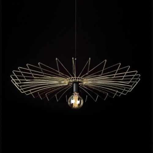 Nowodvorski Lighting Pendellampa Umbrella i platt form, guld