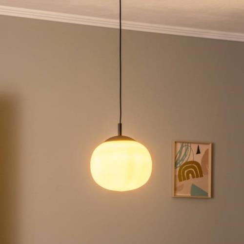 TK Lighting Vibe pendellampa, opalvitt glas, Ø 25 cm