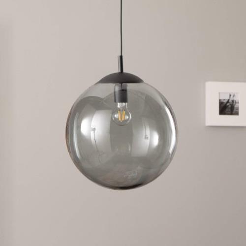 TK Lighting Esme pendellampa, glas, grafit-transparent, 1-lampa, Ø 35 ...