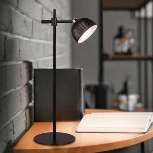 Reality Leuchten Maxima LED laddningsbar bordslampa, svart, höjd 41 cm...