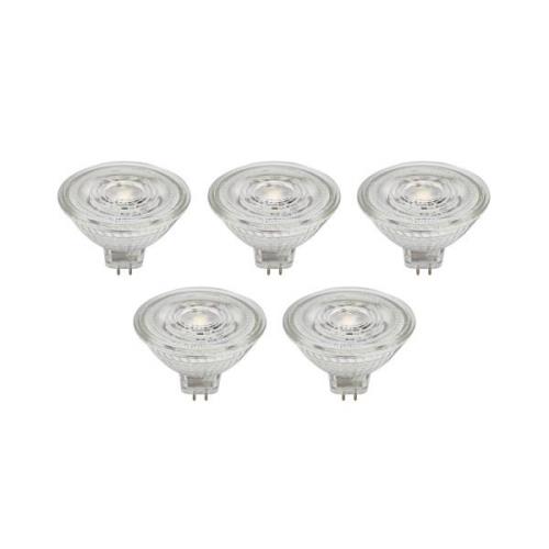 Prios LED-reflektor GU5.3 4.3W 345lm 36° klar 827 set om 5