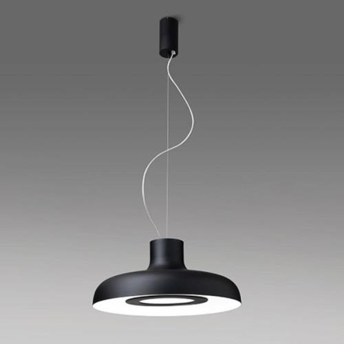 ICONE Duetto LED-pendellampa 927 Ø35cm svart/vit