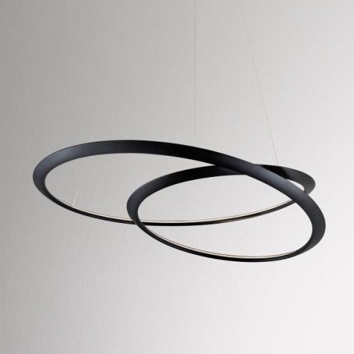 Nemo Kepler hängande lampa 2 700K Up Ø84cm svart