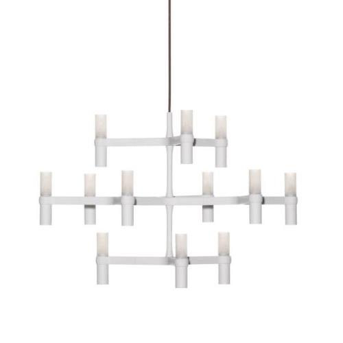 Nemo Crown Minor hängande lampa 12 ljus vit