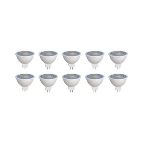 Prios LED-reflektor GU5.3 7.5W 621lm 36° vit 827 set om 10