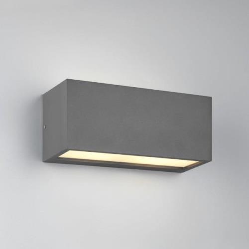 Trio Lighting Mayenne vägglampa utomhus, antracit, up- & downlight, vi...