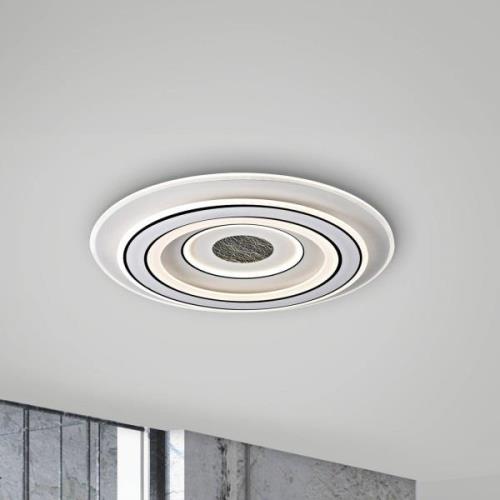 JUST LIGHT. LED-taklampa Tolago, Ø 40 cm, CCT, dimbar