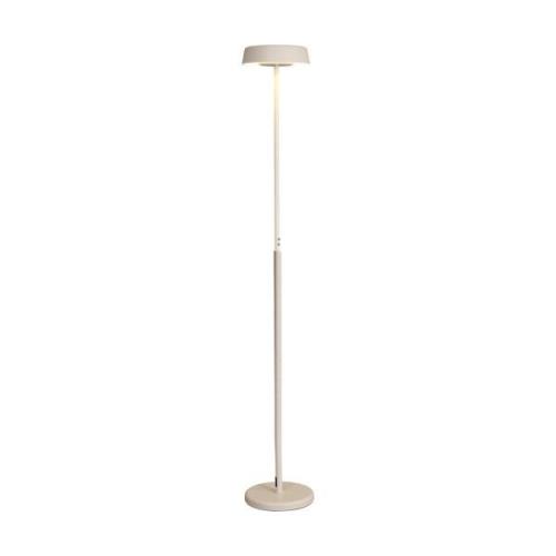 Mantra Iluminación LED-golvlampa Noa II, touchdimmer, stål, vit