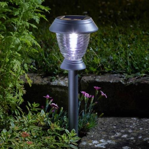 SMART GARDEN LED-solcellsbaserat markspett Triton 365, set om 4, antra...