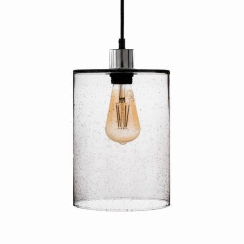 Solbika Lighting Hängande lampa Soda cylinder glas rökgrå Ø 18cm