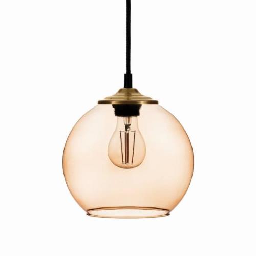 Solbika Lighting Hängande lampa boll glas boll skärm ljusbrun Ø 20cm