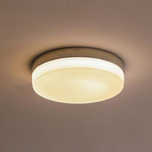 Arcchio Aliras LED-badrumstaklampa, krom, 24 cm