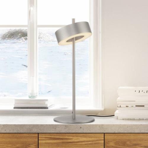 Q-Smart-Home Paul Neuhaus LED-bordslampa Q-Rotate aluminium 40 cm