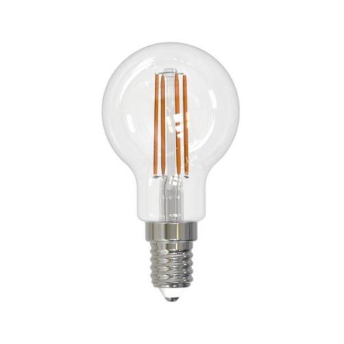 Müller-Licht LED-droppe E14 2,2W glödtråd 2.700K 470lm klar