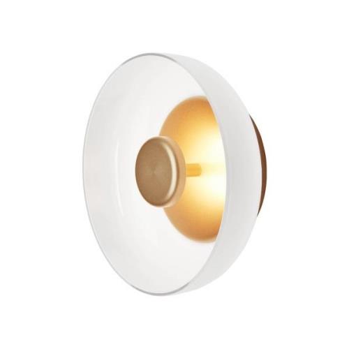 Nuura Aps Nuura LED-vägglampa Blossi Wall, Ø 23 cm, guld/opal