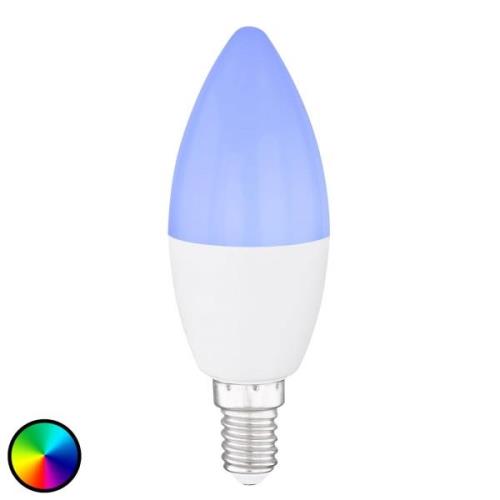 Globo LED-kronljuslampa E14, 4,5W Tuya-Smart RGBW CCT