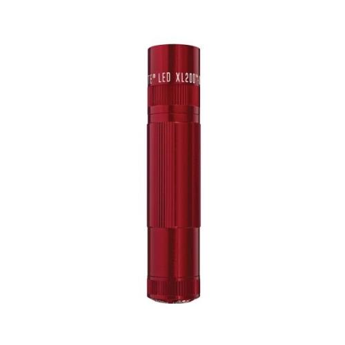 Maglite LED-ficklampa XL200, 3-cell AAA, röd