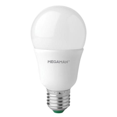 MEGAMAN LED-lampa E27 A60 11W opal, universalvit