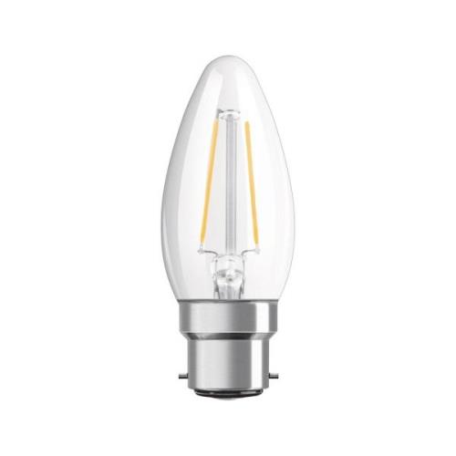 OSRAM LED-ljus B22d Classic 827 4,8 W