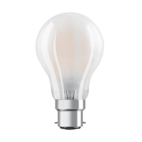 OSRAM LED-lampa B22d Classic 827 6,5W 2-pack matt