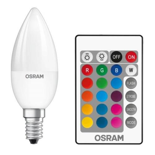 OSRAM LED-lampa E14 4,2W Star+ ljus matt