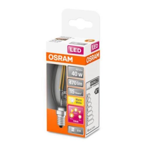 OSRAM Classic B LED-lampa E14 4 W 827 3-Step-dim