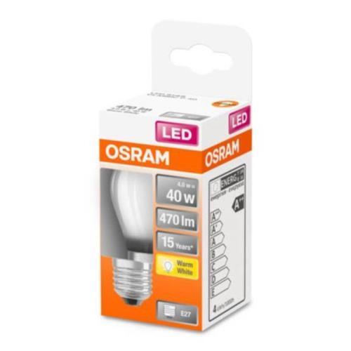 OSRAM Classic P LED-lampa E27 4 W 2 700 K matt