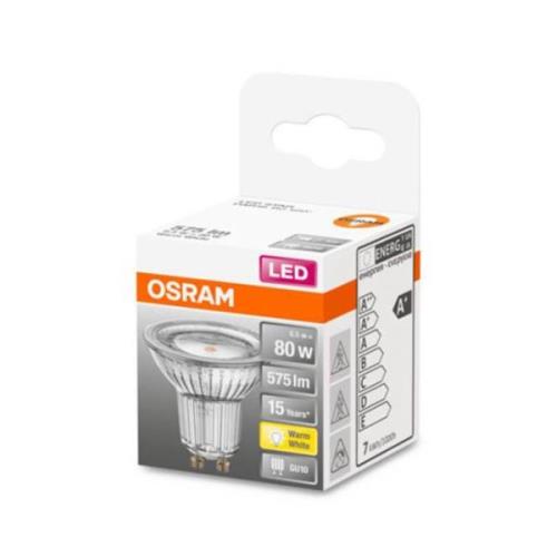 OSRAM LED-reflektor GU10 6,9 W varmvit 120°