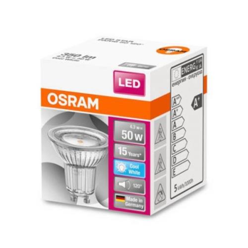 OSRAM LED-reflektor GU10 4,3W universalvit 120°