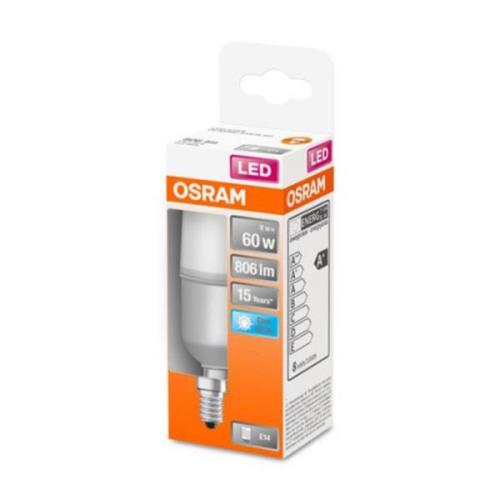 OSRAM LED-lampa E14 Classic Stick matt 4 000 K 8 W