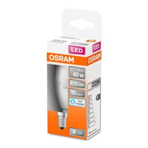 OSRAM Classic B LED-lampa E14 4,9 W 6 500 K matt