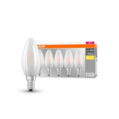 OSRAM LED-kronljuslampa E14 4 W 2 700 K 470 lm