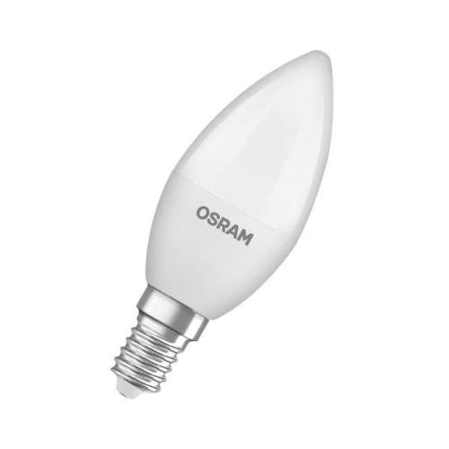 OSRAM LED Classic Star, stearinljus, matt, E14, 4,9 W, 2 700 K