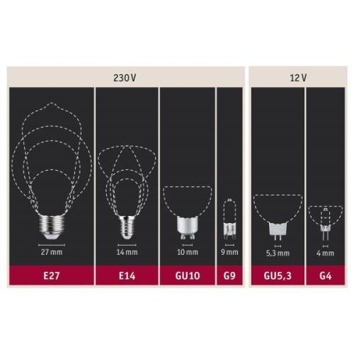 Paulmann LED-lampa E27 filament grön 1,1 W