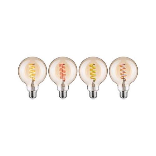 Paulmann LED glob G95 ZigBee E27 6,3W guld RGBW