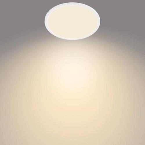 Philips SuperSlim LED IP44 2 700K Ø 29,5 cm vit