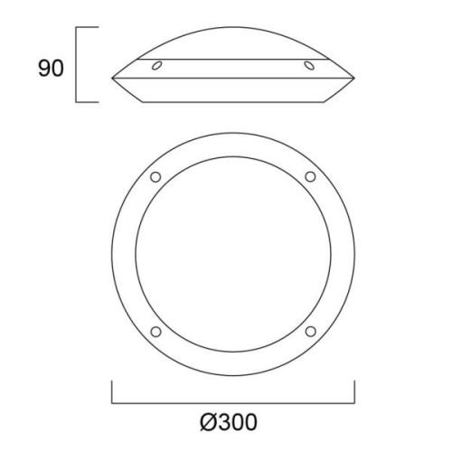 Sylvania Start taklampa SensorDim 4 000 K svart