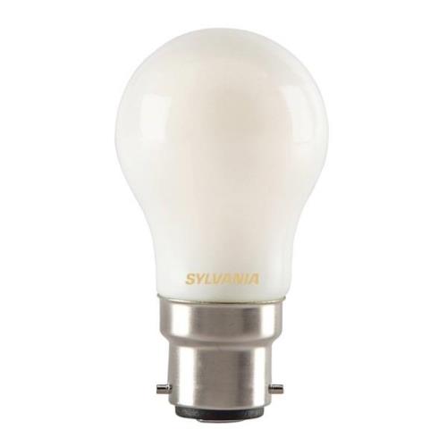 Sylvania LED-lampa droppe B22 4,5W 827 matt