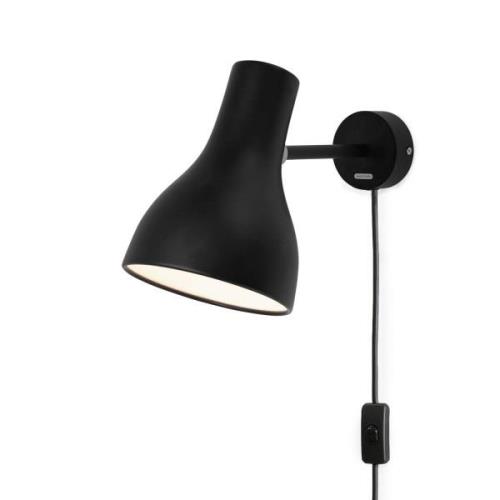 Anglepoise Type 75 vägglampa med kontakt svart