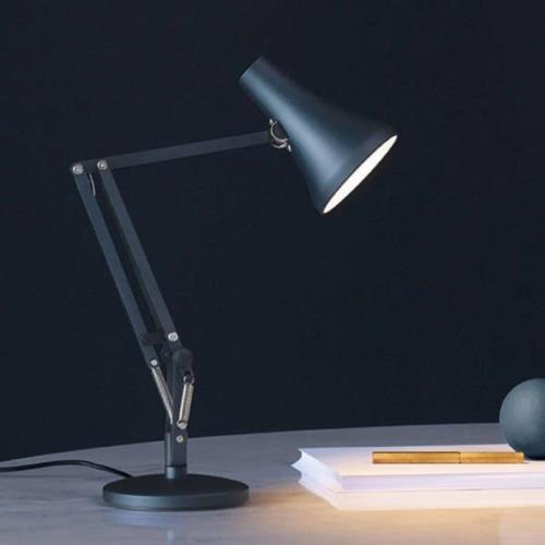 Anglepoise 90 Mini LED-bordslampa stålblå