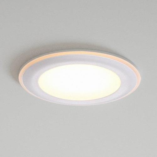 Nordlux LED-takinbyggnadslampa Elkton, Ø 8 cm